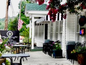 front of Broad River Inn Chimney Rock