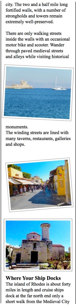 Rhodes is a favorite yachting destination.