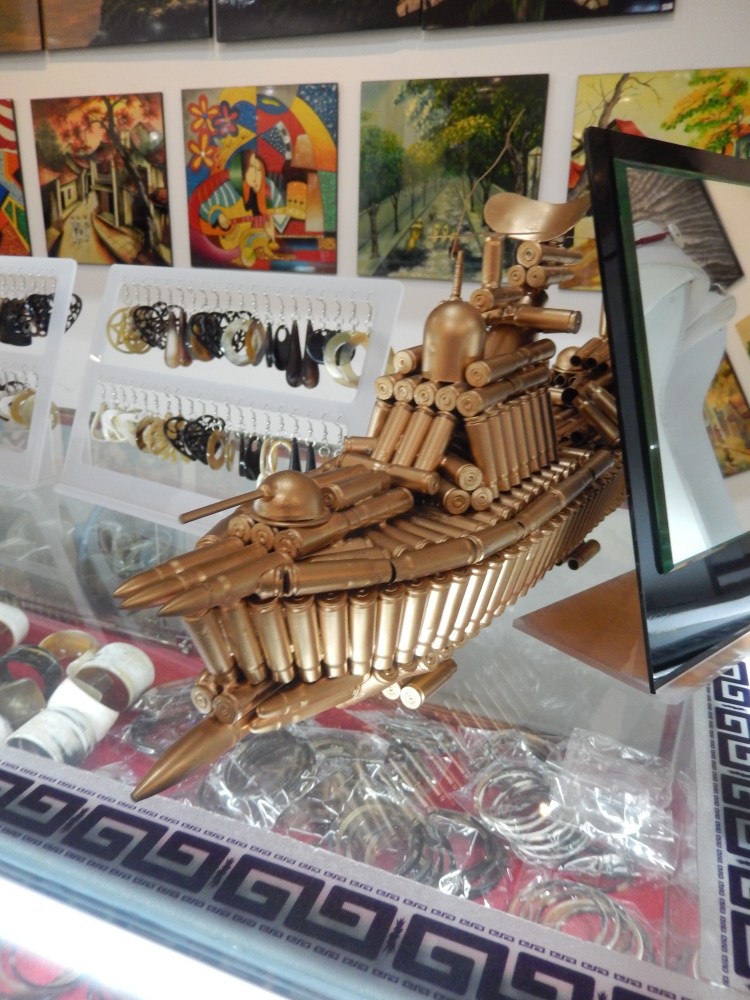 model made from shell casings