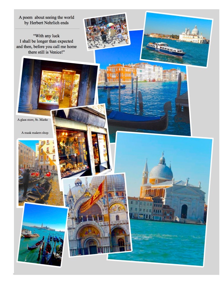Photographic impressions of the remarkable city of Venice, Italy. The experience of a lifetime...