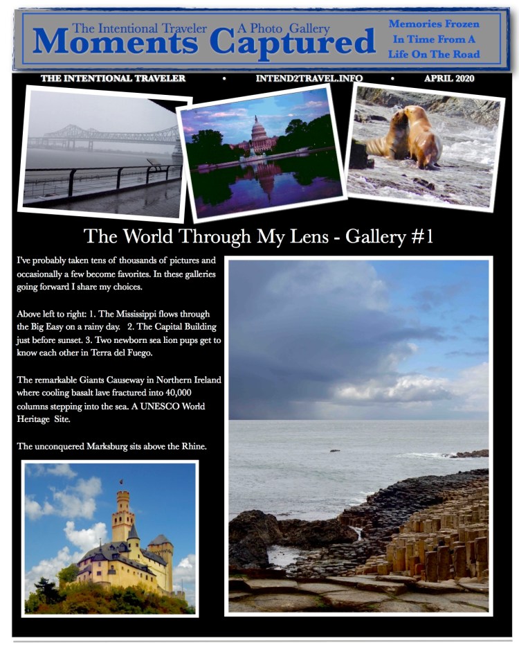 Photographs from Washington DC to terra del Fuego cover over fifty years.