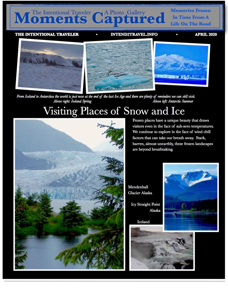  Photographs snowfields, glaciers and Antarctica