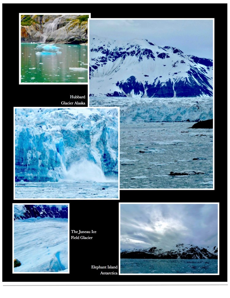  Photographs snow covered islands, glaciers and Antarctica