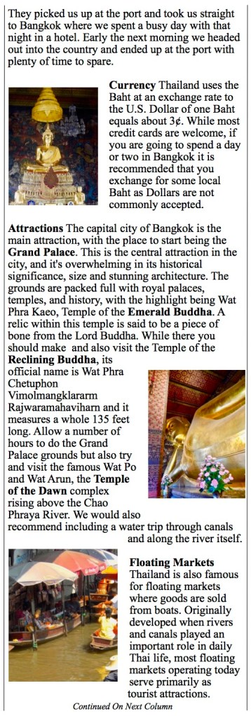 temples, palaces and the port and what to expect in Bangkok Thailand